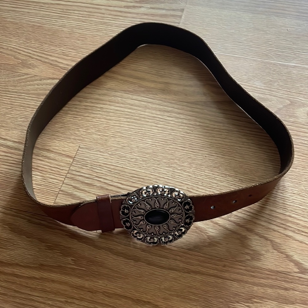 Large leather belt